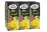 Don Simon Zumo de Piña, Manzana y Uva - Pack de 6 Botellas x 200 ml